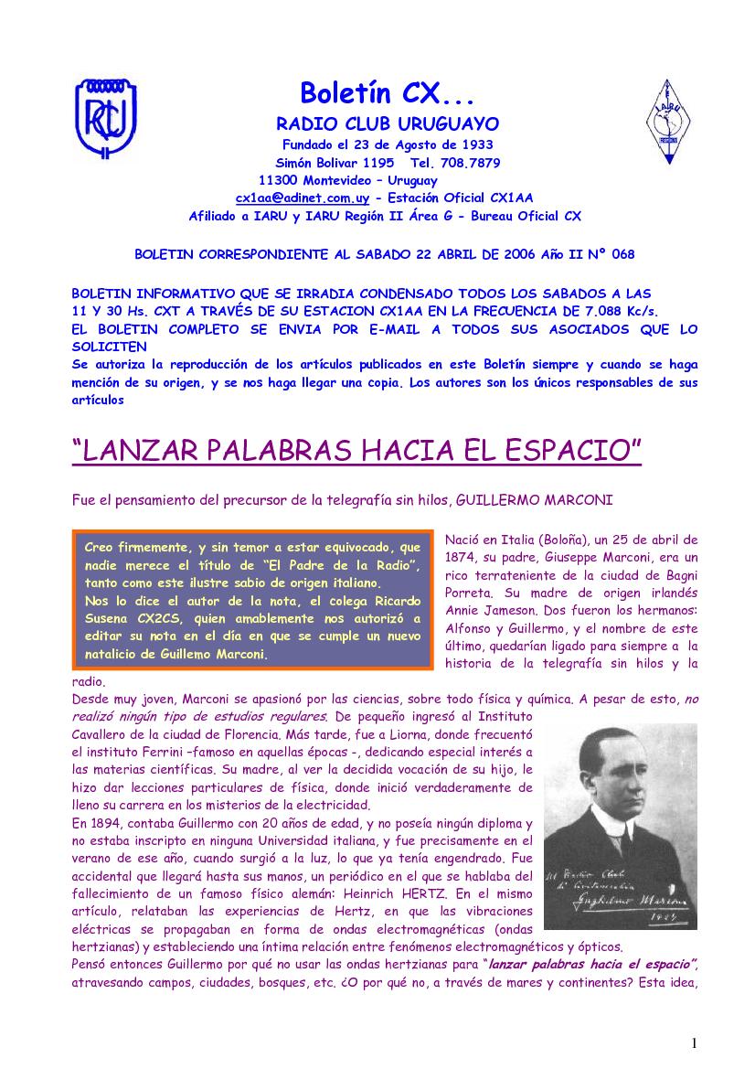imagen del documento: Boletin CX 068.pdf