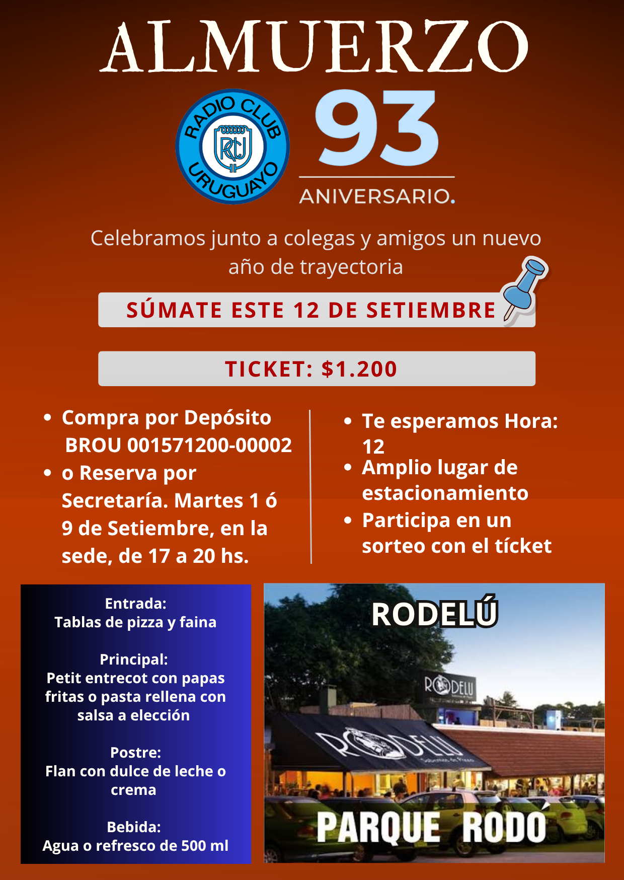 Almuerzo aniversario, 2026